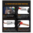 thumbnail image 3 of Drill Bit Twisting Tool,Drill Bit Winder,Wire Twisting Connector, Wire Twisting Tool, Twister for Electric Drill, 3 of 7