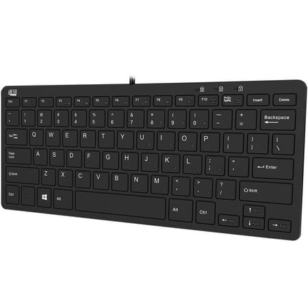 UPC: 0783750006699 | Adesso AKB-510HB SlimTouch 510 Mini Keyboard with USB Hubs
