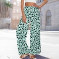 thumbnail image 6 of Runfenguu Golf Pants Women, Lightweight Pants Women Fashion Women Printed Pants With Elastic Waist Casual Loose Pockets Pants, 6 of 8