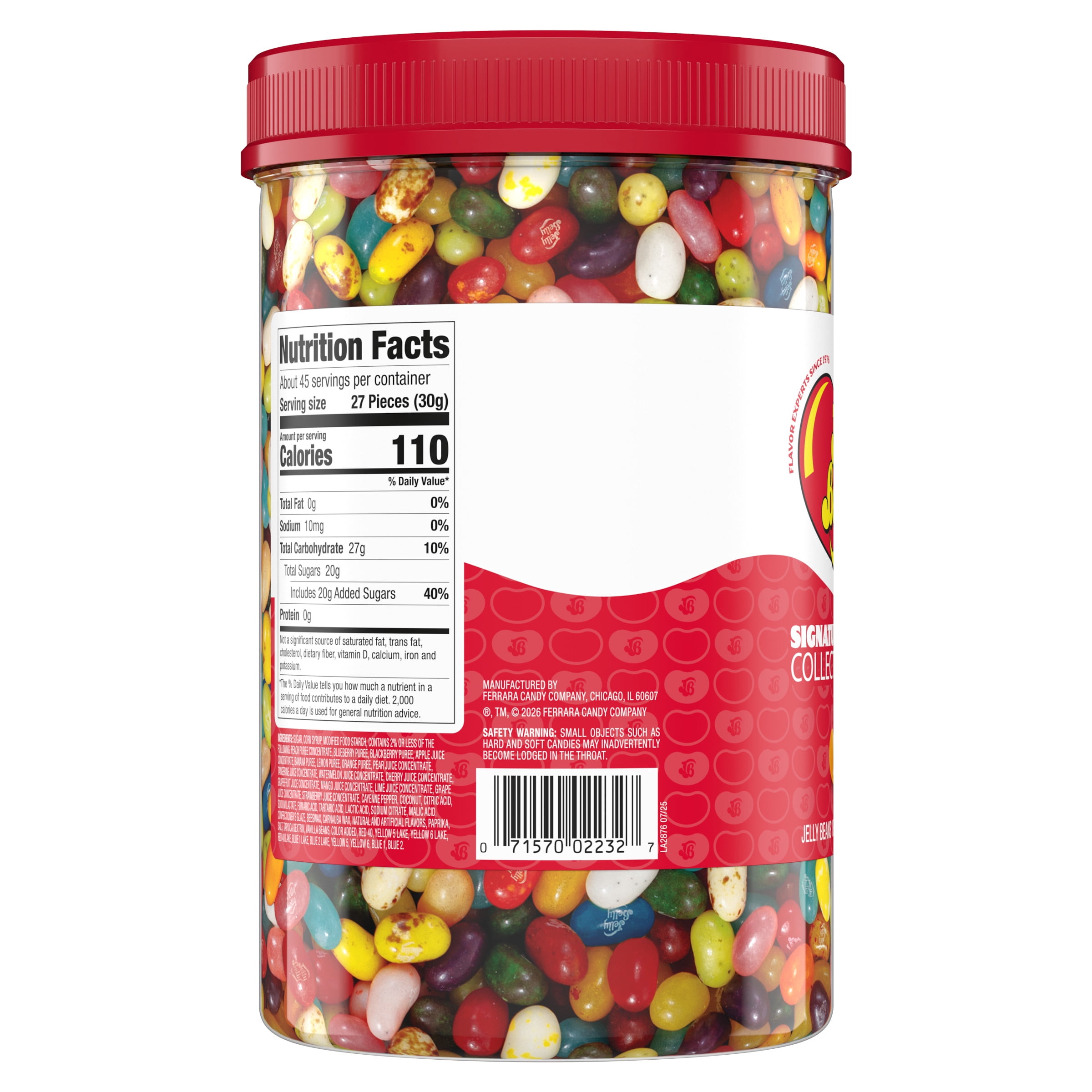 Jelly Belly Signature 30 Jelly Bean Collection - 3 Pound (48 Ounces) Tub - Genuine, Official, Straight from the Source