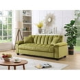 thumbnail image 2 of 6 PCS Corduroy Flexible Combination Sectional Sofa Olive, 2 of 8