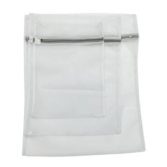 Techtongda 3 pcs Durable Coarse Mesh Laundry Bag Mesh Washing Bags For Washing Delicates Protect Clothes