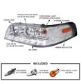 thumbnail image 3 of Spec-D Tuning SMD LED Chrome Projector Headlights Compatible with 1998-2011 Ford Crown Victoria, Left + Right Pair Headlamps Assembly, 3 of 5