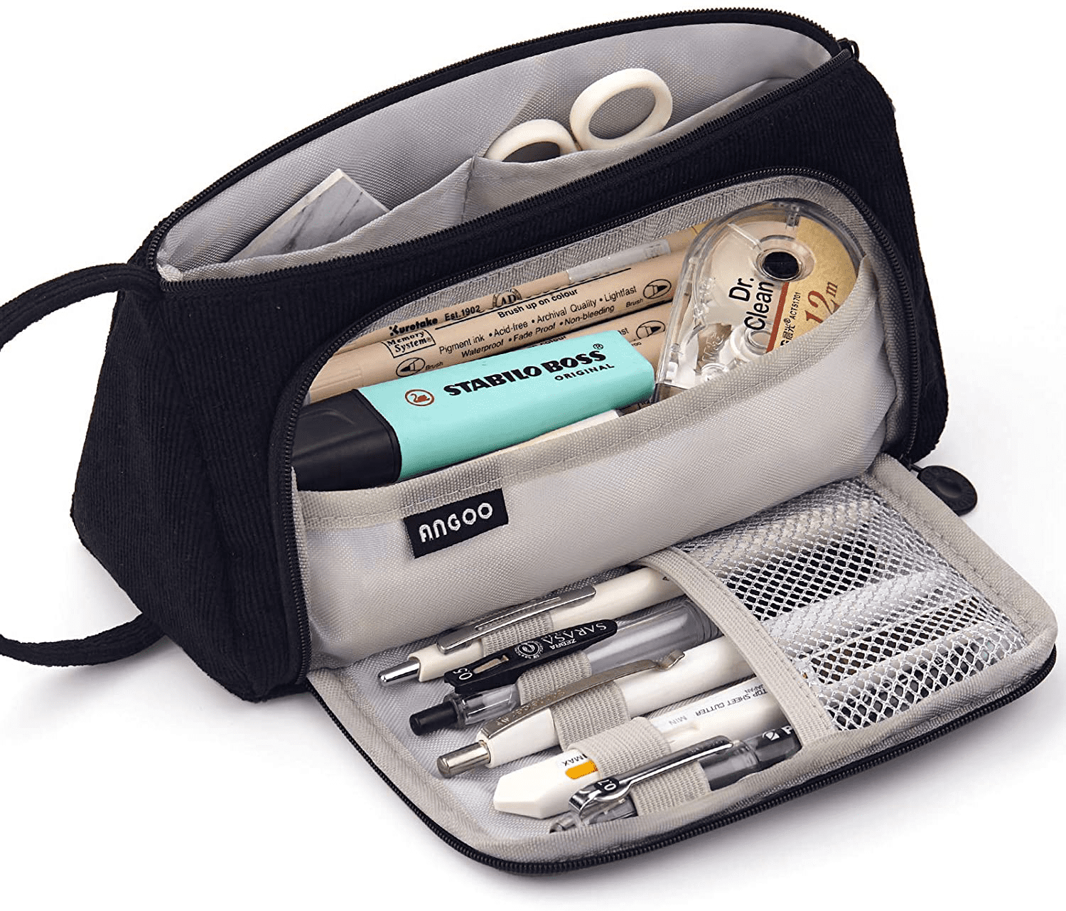 Large Capacity Pencil Case Bag Organizer Storage Pen Case Holder Box G 
