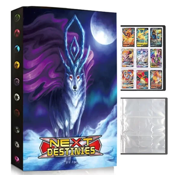 Card Folder, Collection Card Albums,Trading Card Storage Binder,24 pages Can Hold 432 Cards-DL5