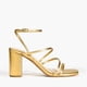 thumbnail image 2 of Sandalia DREAM PAIRS Tacón Bloque Grueso Dorado Talla 7.5, 2 of 8