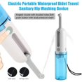 thumbnail image 3 of Pulverizador de bidé portátil con cargador USB Práctico bolsillo Inodoro eléctrico Bidé de viaje femenino para limpiar el cuerpo privado Cuidado personal Azul (Azul) TUNC Sencillez, 3 of 5
