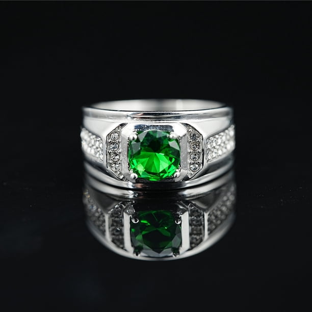 Anillo de diamantes de moda europea y americana para hombre y mujer, anillo de moda para parejas, anillo de propuesta de regalo de cumpleaños