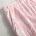 thumbnail image 4 of Bovxnpu Women Pajama Pants, Plus Size Pajama Pants Sleep Pants Lounge Pants Print Flannel Thickened Warm Elastic Waist with Pockets Home Sleep Trousers Loungewear Sleepwear, 4 of 7