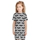 thumbnail image 5 of Balery Bat Conjunto de Pijama Infantil de Manga Corta con Estampado – Ropa de Dormir de Algodón Suave-4X-Large, 5 of 5