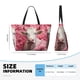 thumbnail image 4 of Fotbe Flower White Cow Bolsa de Viaje para Playa - Resistente al Agua, Bolsa Tote de Gran Capacidad y Ligera con 7 Bolsillos para Mujeres y Hombres, 4 of 7