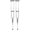 Medline Adjustable Quick-Fit Crutches, 4'7"- 6'7", 300 lbs. Capacity