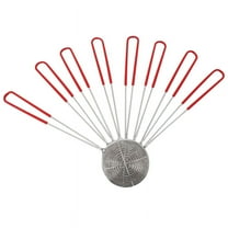 8 Pieces Stainless Steel Spider Strainer Spoon Small Wire Skimmer Colander for Hot Pot, Tortellini and Meatball