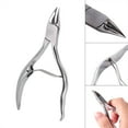 thumbnail image 3 of Profesional acero dedo del pie inoxidable uñas ensterbrown corta -cutícula nipper herramientas de manicura alicados para uñas de los pasteles alicados paras de los pieles hecho de, 3 of 7