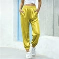 thumbnail image 2 of Otqutp Girls Sequin Sweatpants Wide Leg Sparkly Baggy Elastic Waist Performance Joggers Pants Spring Fall Track Pants, 2 of 4