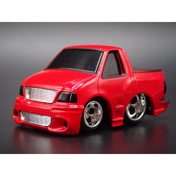 Open Box 1999-2004 FORD SVT F150 LIGHTNING PICKUP TRUCK RED 1:64 SCALE DIECAST MODEL CAR