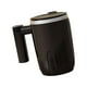 thumbnail image 1 of Taza de café con agitación automática, botella eléctrica para mezclar proteínas para acampar y dormitorio negro, 1 of 9