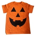 thumbnail image 4 of #followme Halloween T-Shirt for Women Skeleton & Pumpkin (Pumpkin - Orange, Small), 4 of 4