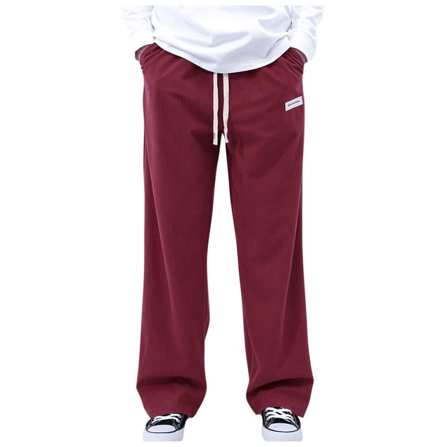 Pantalon Décontracté de Bureau Uni pour Femme - Polyester, Coupe Ample Confortable