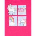 thumbnail image 3 of 365 Kids From Garanimals Girls Ruffle Sleeve T-Shirts, 3-Pack, Sizes 4-10, 3 of 4