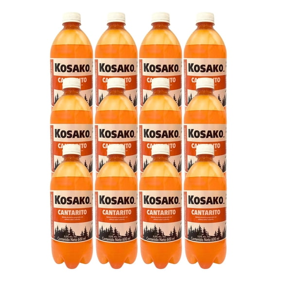 Pack de 12 Fusión Kosako Cantarito Pet 600 ml