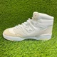 thumbnail image 2 of New Balance 650R Mid Mens Size 8 White Beige Athletic Leather Shoes Sneakers, 2 of 6