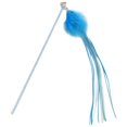 thumbnail image 1 of Cat Wand Teaser Plastic Interactive Cat Stick Cat Teaser Wand with Bell for Cats, 1 of 10