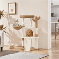 thumbnail image 2 of Renwick 42" Height Cactus Cat Tree with Scratching Posts and Platform, Beige/Brown, 2 of 8