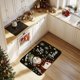thumbnail image 4 of Yhmxh Alfombrillas de baño para baño Alfombra de baño Tapete navideño absorbente para cocina y baño Decoración del baño, 4 of 5