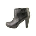 thumbnail image 3 of Giani Bernini Netty Women  Round Toe Leather Black Ankle Boot, 3 of 5