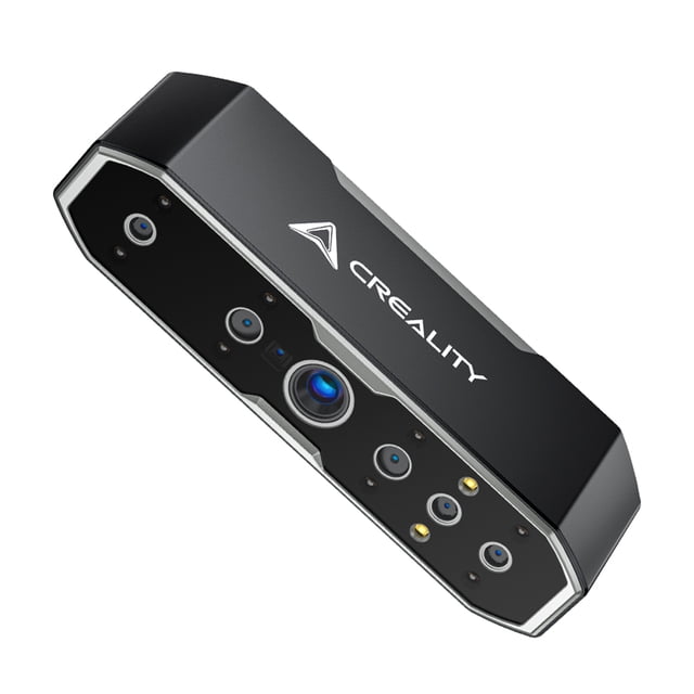 Riwcyla Scanner Otter for 3D Printing Reverse Engineering Handheld Scanner with 0.02mm Accuracy Anti,Shake Tracking to 20FPS Scanning Speed Support 10,2000mm Black/Metal Objects Without Scanning S