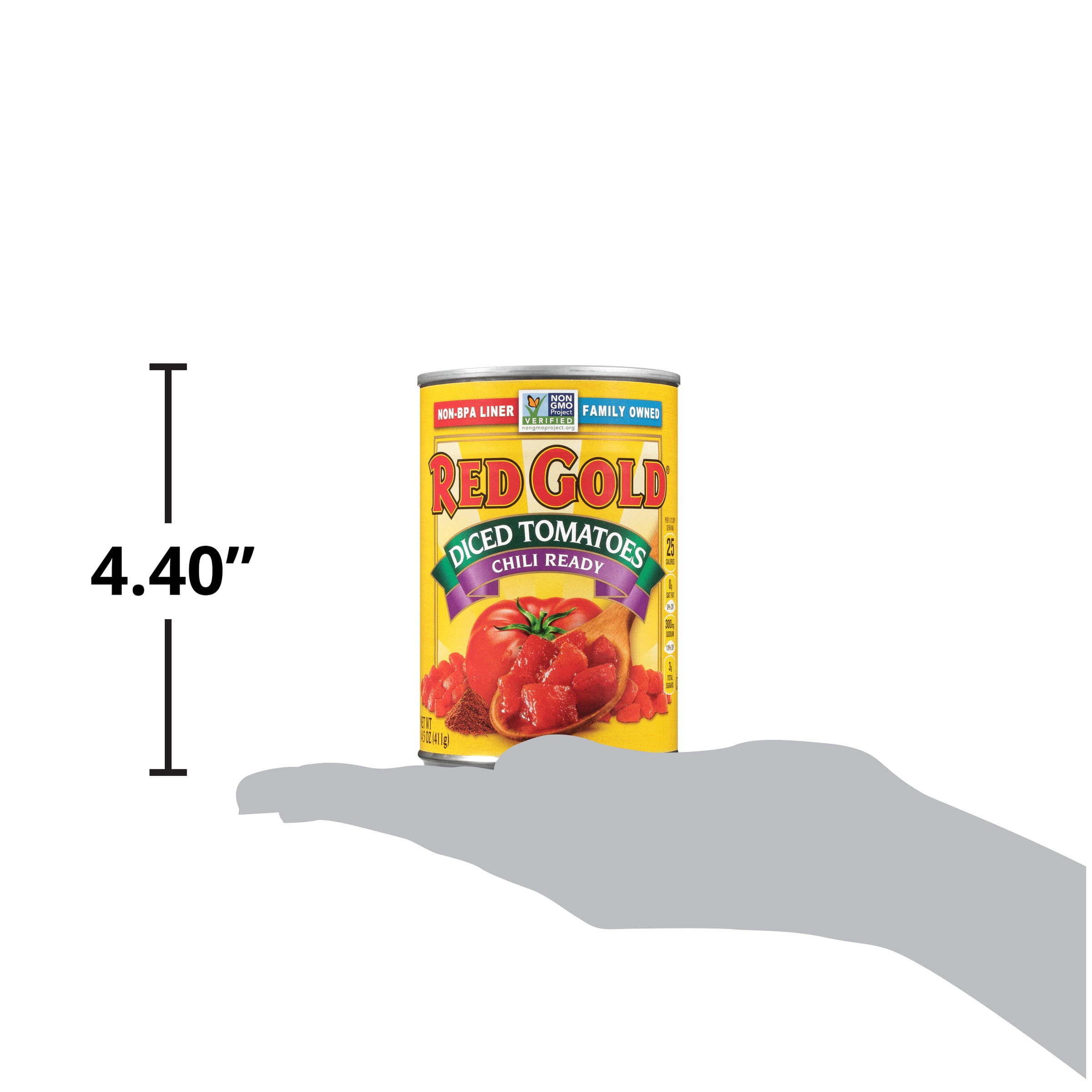 Red Gold Chili Ready Diced Tomatoes, 14.5 oz Can