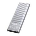 thumbnail image 1 of External SSD Portable Drive, High Speed USB 3.1 Storage for Laptop Desktop PC, Shockproof Mobile Hard Drive Silver, 1 of 3