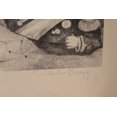 thumbnail image 3 of DMZ signed by Charles Bragg Monochromaric Lithograph 20 x 14, 3 of 8