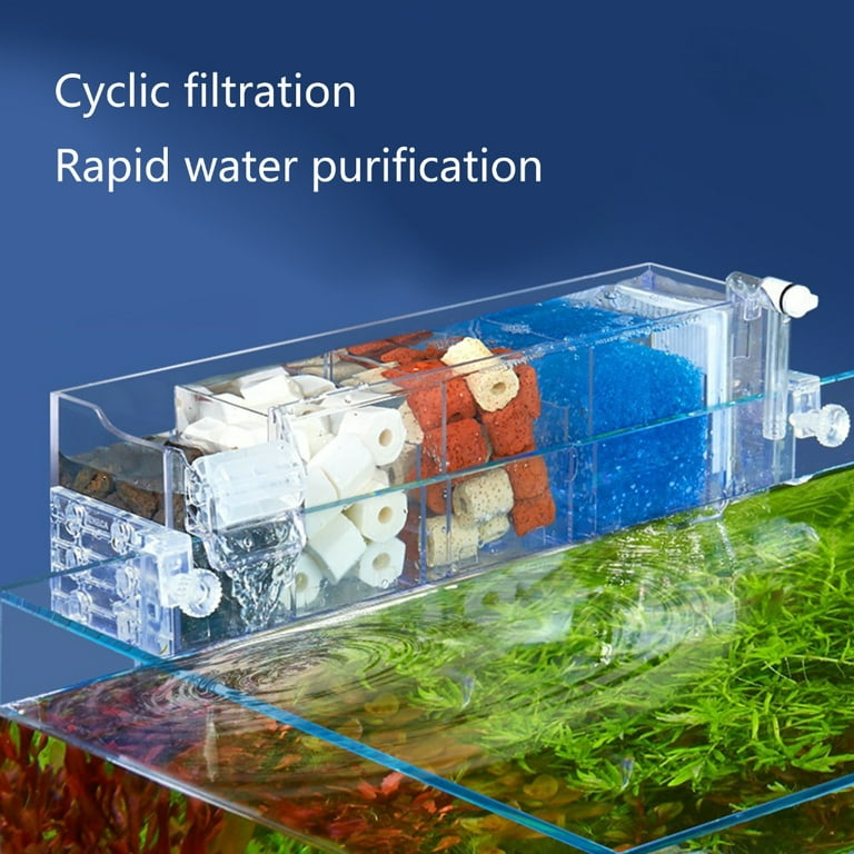 MOMOJIA Wall-Mounted Aquarium Fish-Tank Water Filter MOMOJIA Wall-Mounted Aquarium Fish-Tank Water Filter