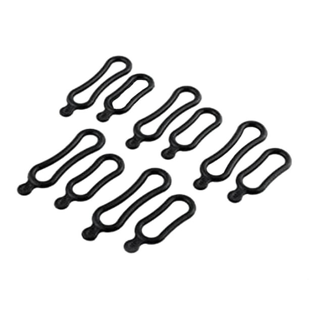 Juego de anillos de goma para montaje en faro de bicicleta | Pack de 10 (5 grandes de 7,4x2x2cm + 5 pequeños de 5,8x2x2cm) | Bandas elásticas de correa de luz de bicicleta LED para facilitar la