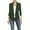 Army Green, variant on Womens Ruched 3/4 Sleeve Draped Blazers Plus Size Open Front Business Work Suit Office Blazer Jackets Casual Basic Cardigan Wine S