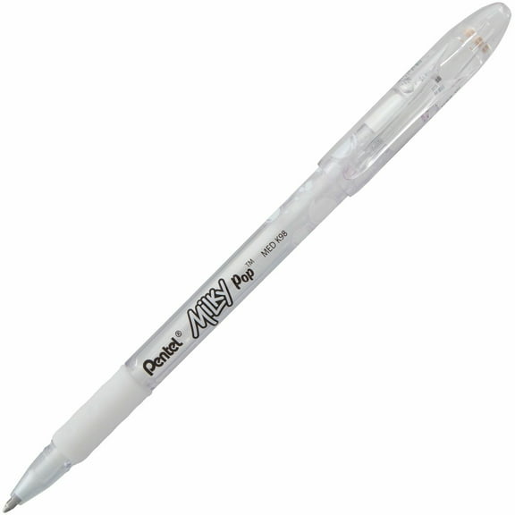 Pentel Milky Pop Pastel Gel Pen, (0.8mm), White Ink
