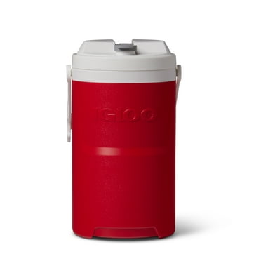 Igloo 1 Gallon Sports Plastic Beverage Jug with Hooks, Red