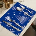 thumbnail image 5 of WEGFTDUOP Christmas Placemat Table Mat Christmas Home Living Room Decoration Placemat, 5 of 6