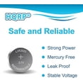 thumbnail image 2 of HQRP 2-Pack LIR2025 LIR2025H 3.7-Volt Lithium-Ion Rechargeable Coin Cell Battery LIR-2025 LIR2O25 LIR-2O25, 2 of 7