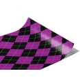 thumbnail image 2 of Rwraps Purple Argyle Magenta Matters Matte Vinyl Film Wrap 59in x 29ft Vinyl Vehicle Car Film Sheet, 2 of 9