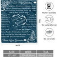 thumbnail image 2 of LHSHID Grandma Blanket Grandma Gifts from Grandkids Birthday Gifts for Grandma from Grandson Granddaughter for Best Grandma Grandma Flannel Letter Throw Blanket 40"x50", 2 of 7