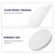 thumbnail image 2 of 100 PCS 18 cm Dia Discos Premium Papel de filtro cualitativo de tasa de flujo medio (blanco), 2 of 5