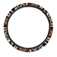 thumbnail image 2 of Jeiento Southwest Aztec Car Steering Wheel Cover for Women Men Tribal Ethnic Car Wheel Protector Automotive Steering Wheel Covers Interior Accessories Decor for Truck SUV Van, 2 of 6