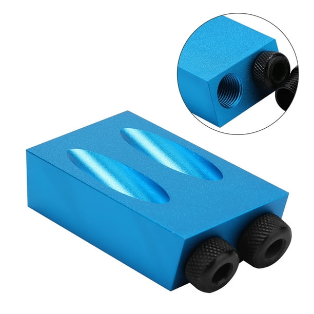 Pocket Hole Drilling Kit Woodworking Drill Guide Oblique Hole Guide Positioner Locator Tool Woodworking Oblique Drill Guide Set Carpenters Wood Woodwork Guides For Walmart