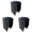 Black*3, variant on Shower Wall Holder,Mop And Broom Wall Holder,Small Garden Hose Holder,Hose Holder,Shower Head Holder No Drilling Wall Mount Bracket for RV Kids Bathroom Shower,Fix Firmly and Use Conveniently