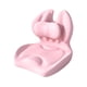 thumbnail image 3 of Silla de cojín de asiento respaldo portátil portátil respaldo soporte de soporte lumbar almohada para asientos de automóviles silla de oficina viaje Rosa, 3 of 9