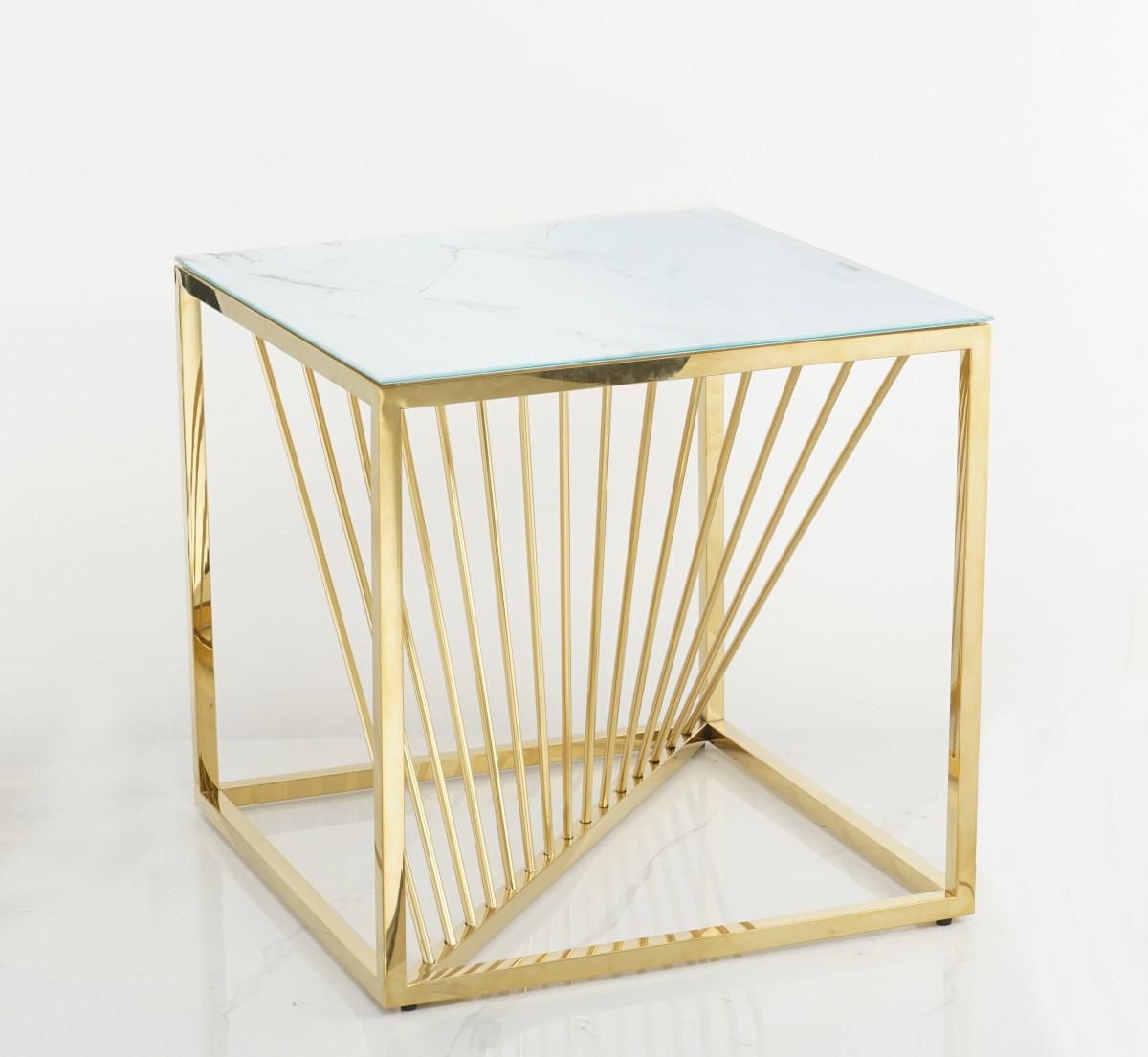 Kingston Side Table, Gold