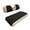 Black Beige, variant on 10L0L Golf Cart Seat Cover for EZGO TXT RXV &Club Car DS,Washable Mesh Bench Seat Cover-Black Beige
